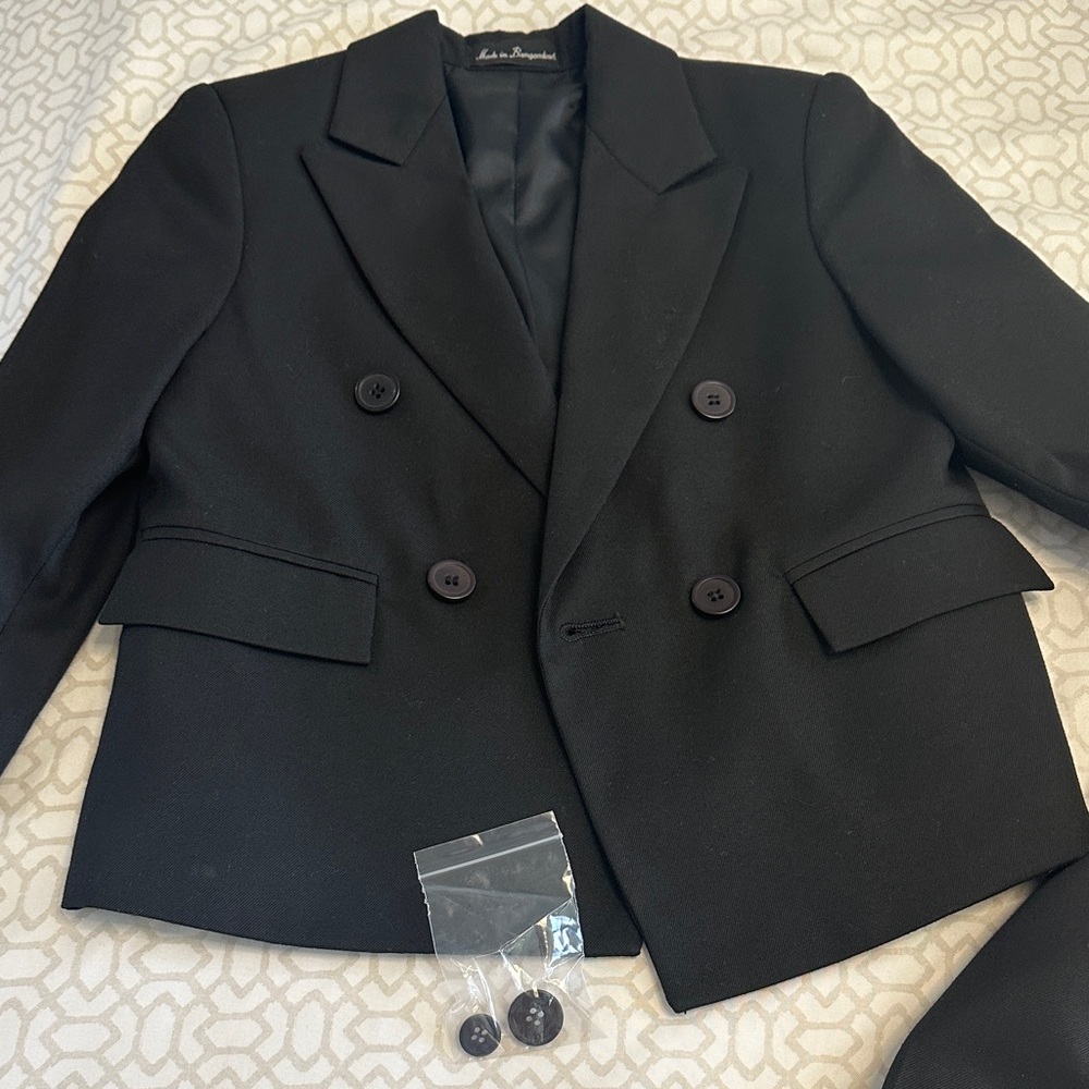 Boys’ 2-pc. Suit Set in black color. - Picture 5 of 6